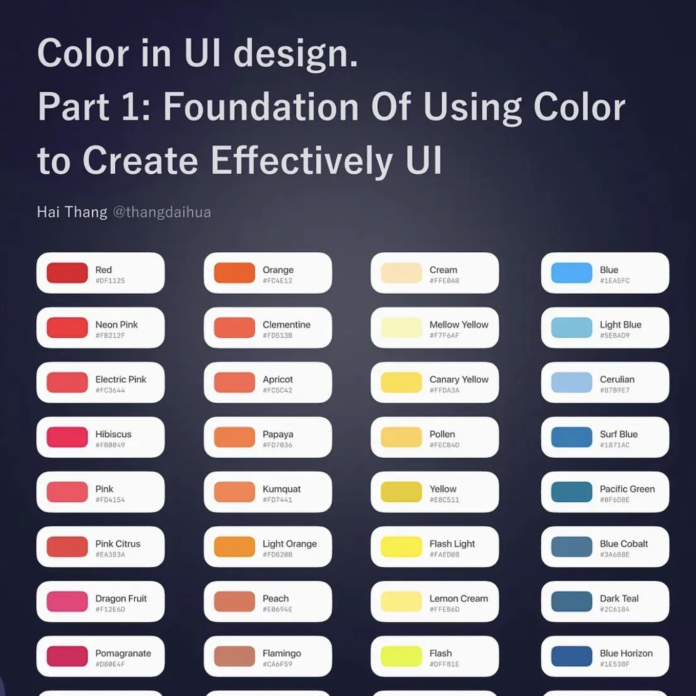 UI 设计中的色彩 - 第 1 部分：使用色彩有效创建 UI 的基础